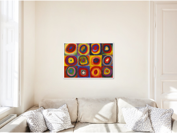 Color Study, Squares with Concentric Rings - Image 2