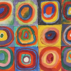 Color Study, Squares with Concentric Rings